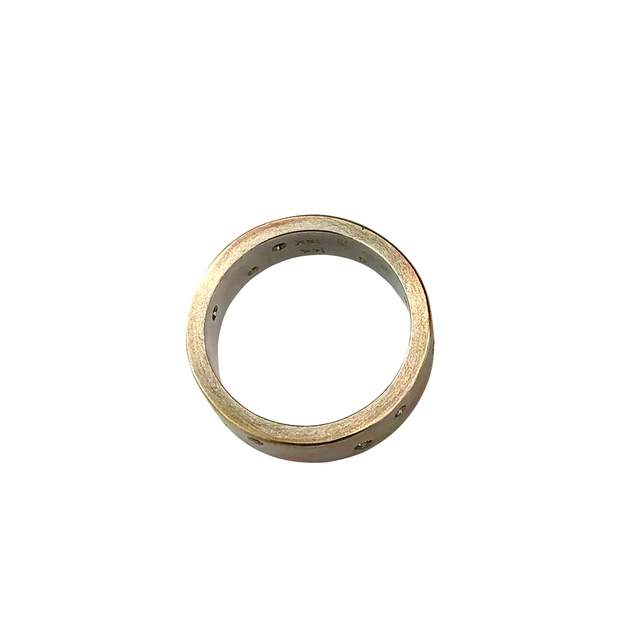 6mm Tri-color Mokume Gane Woodgrain Pattern Band