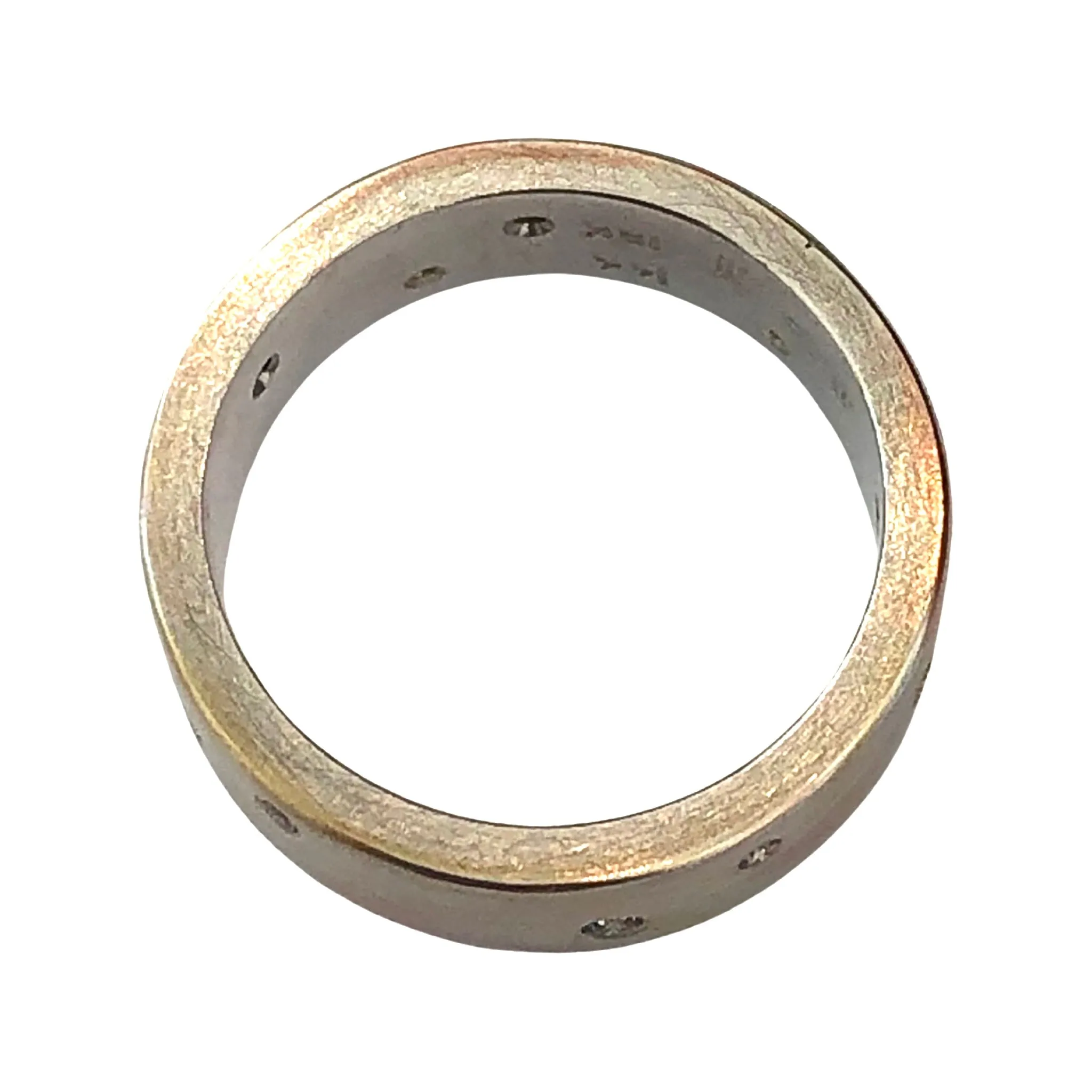 6mm Tri-color Mokume Gane Woodgrain Pattern Band