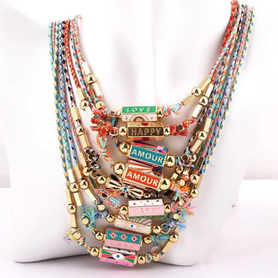 Amour Locket Necklace Orange