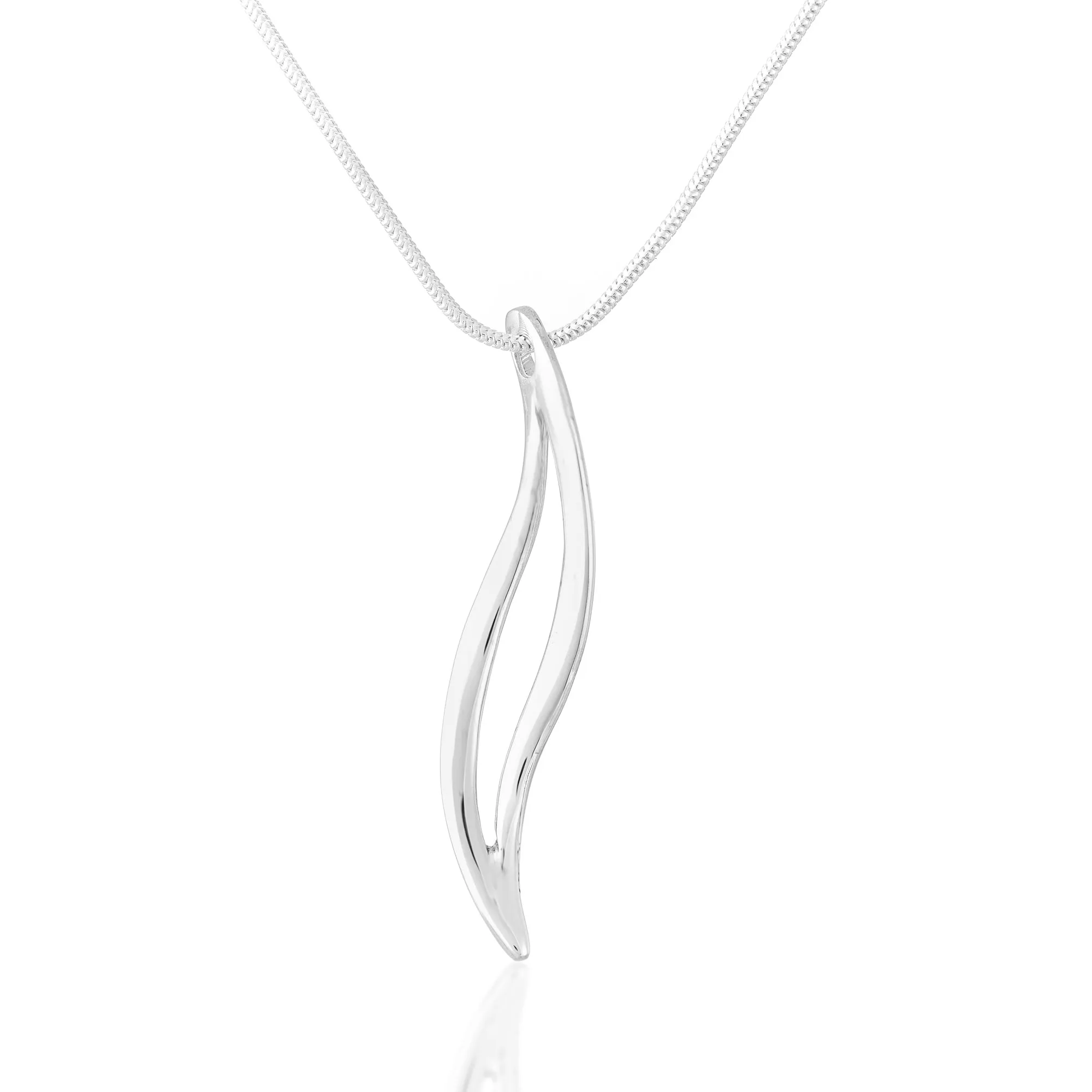 Amy Silver Pendant Necklace