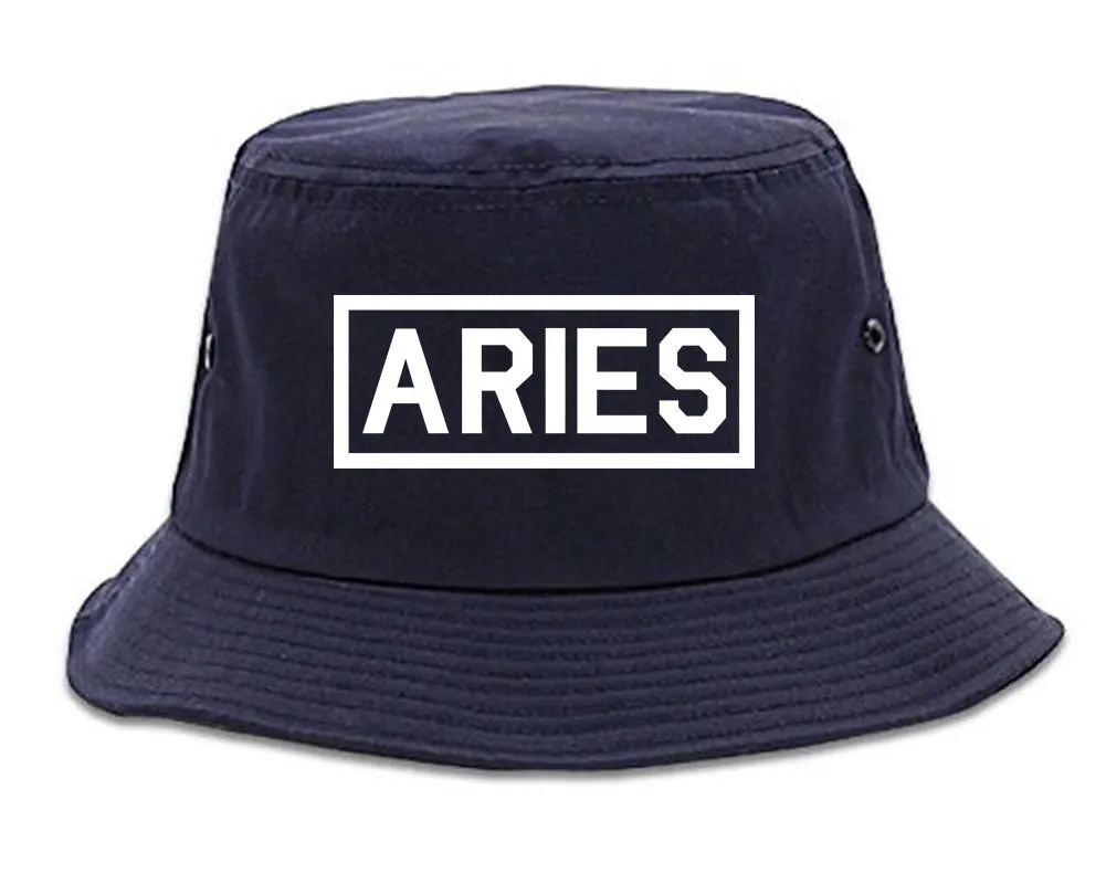Aries Horoscope Sign Mens Bucket Hat