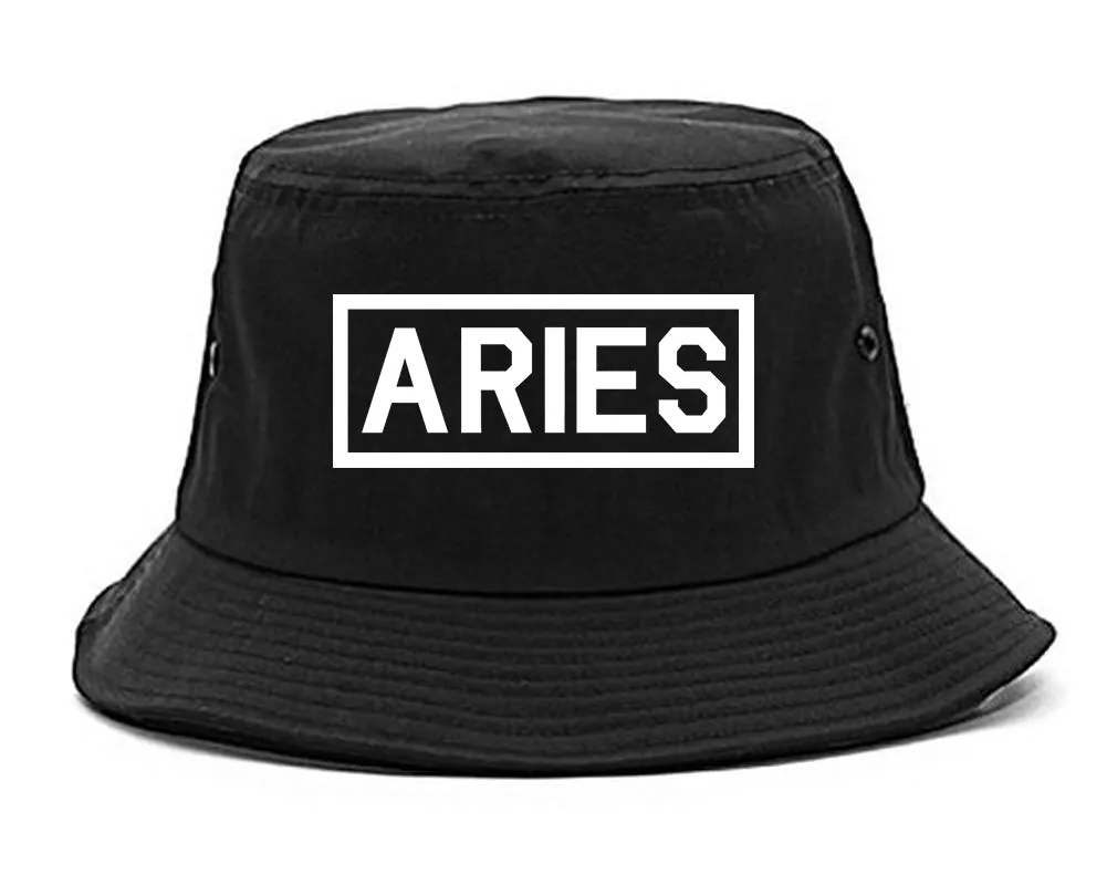 Aries Horoscope Sign Mens Bucket Hat