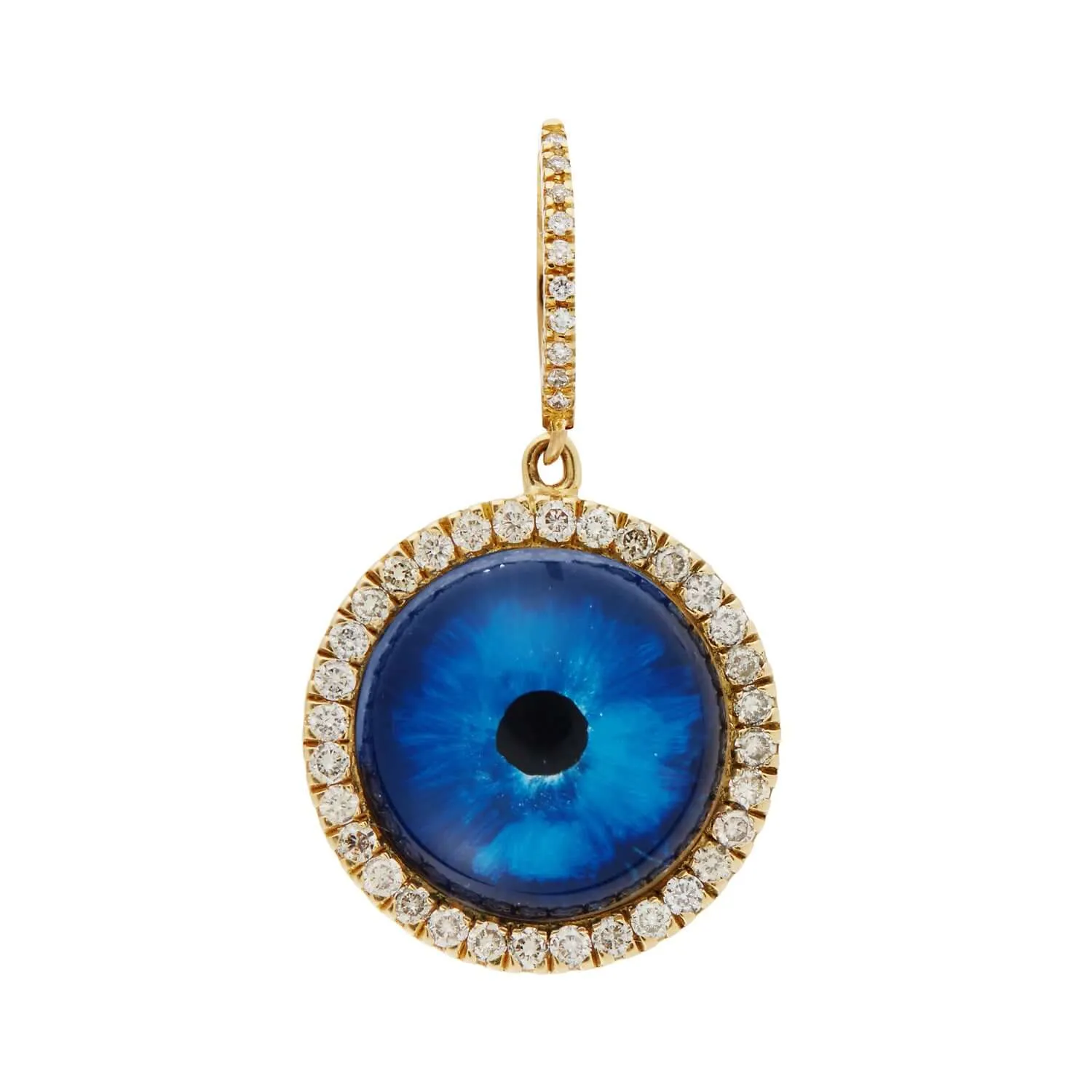 Deep Blue Eye Earrings L