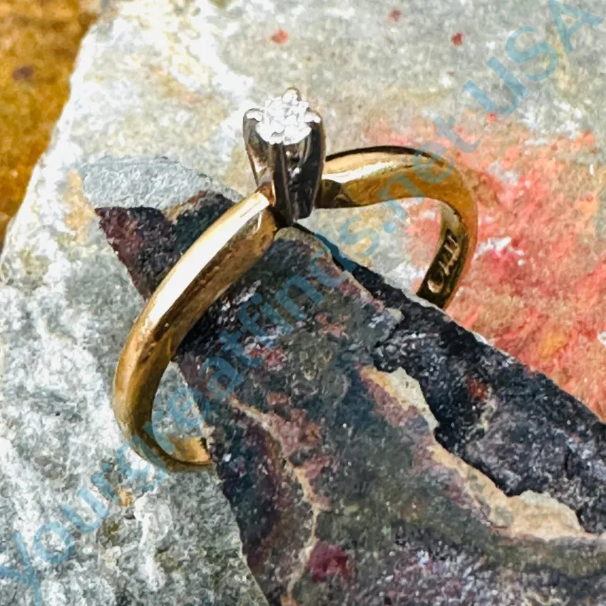 Diamond Engagement Ring 14k Gold