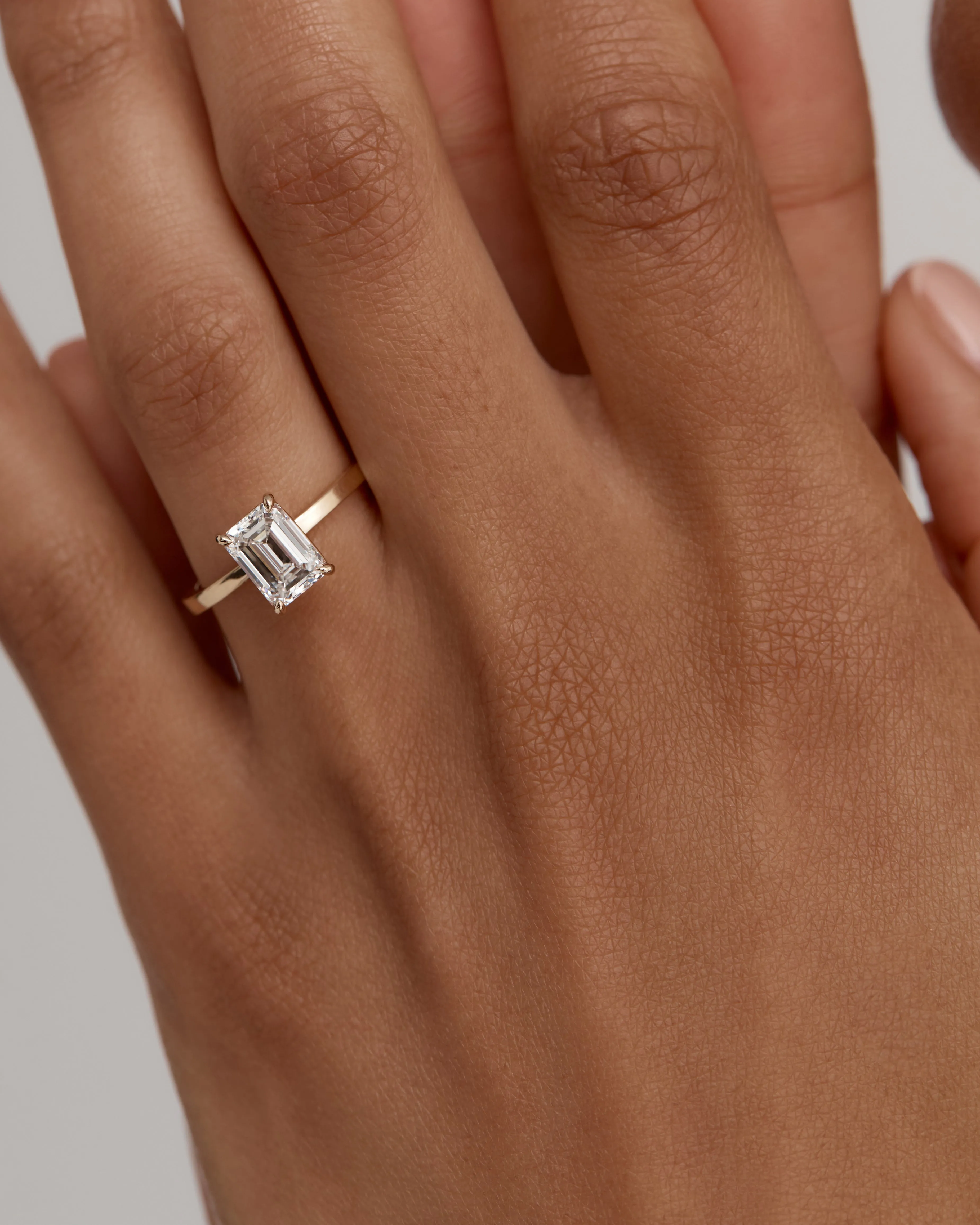 Emerald Engagement Ring