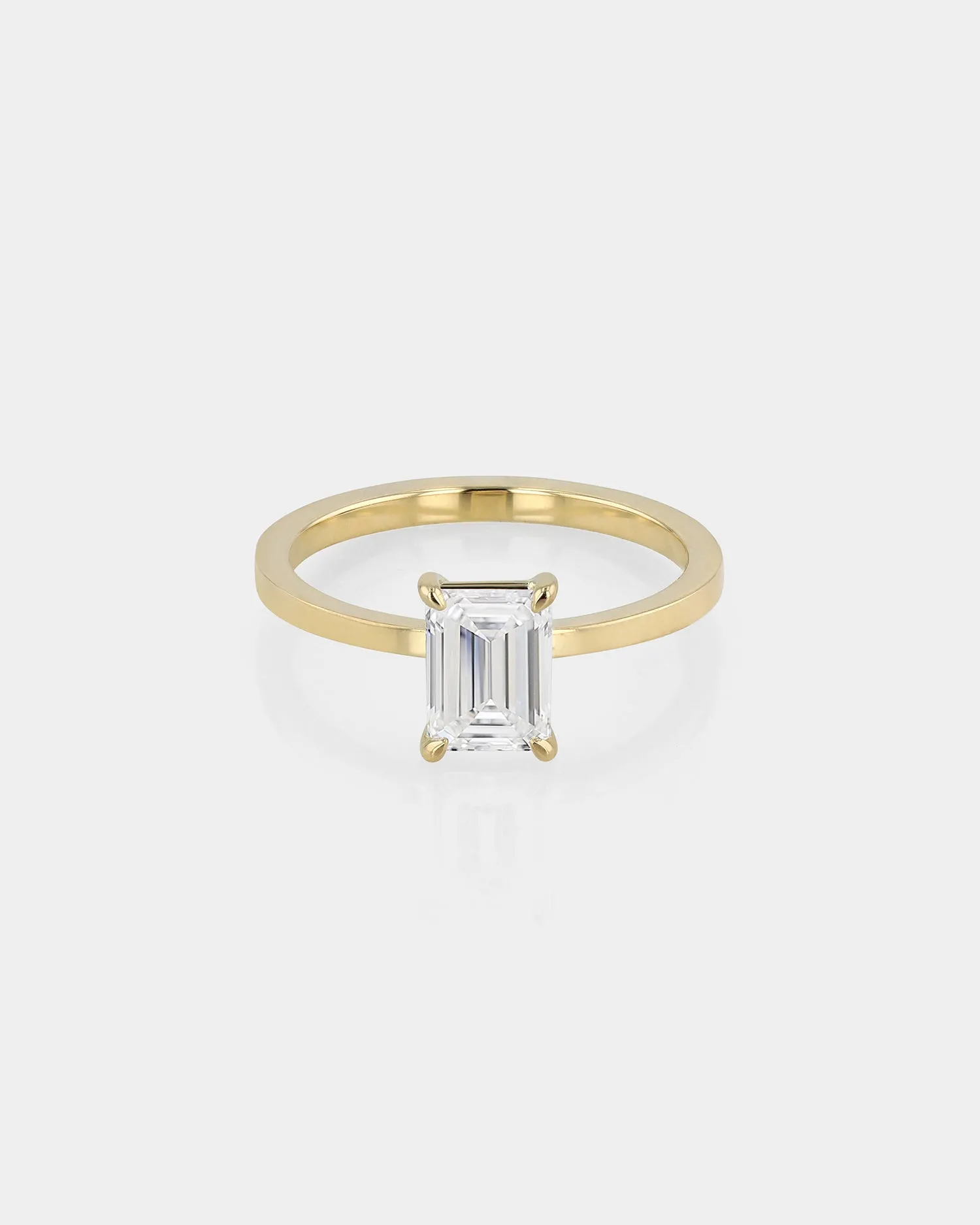 Emerald Engagement Ring