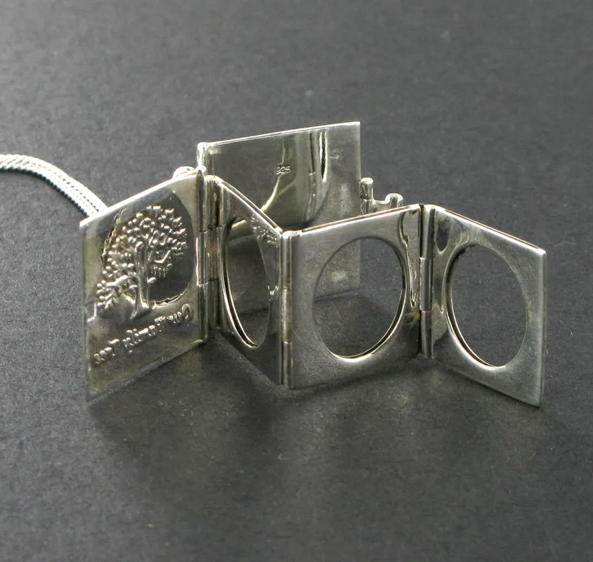 Family Tree Locket With 20" Curb Chain