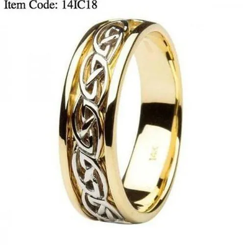 Gents Wedding Ring Celtic Knot Design