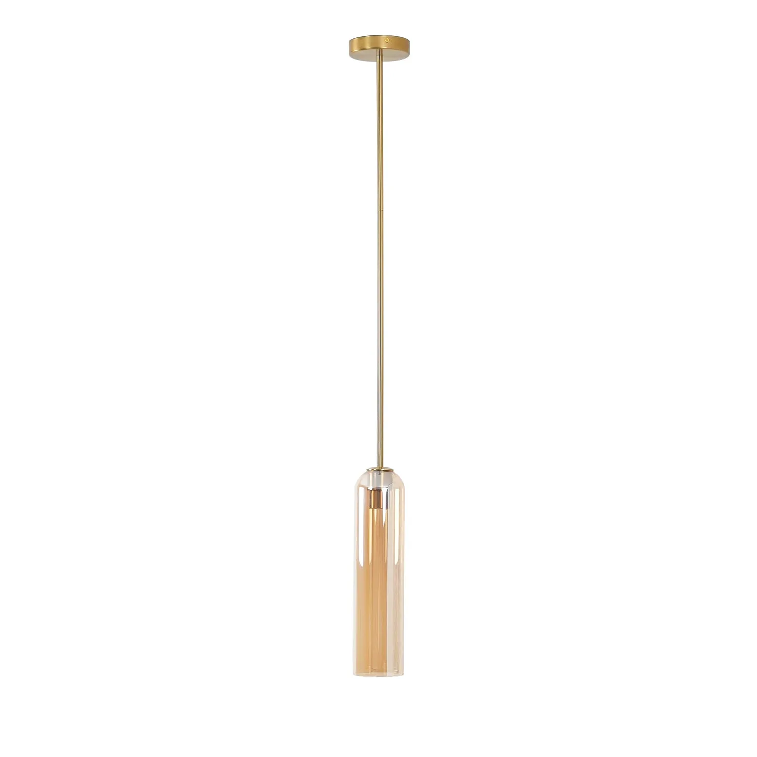 Long Tube Glass Pendant Lamp