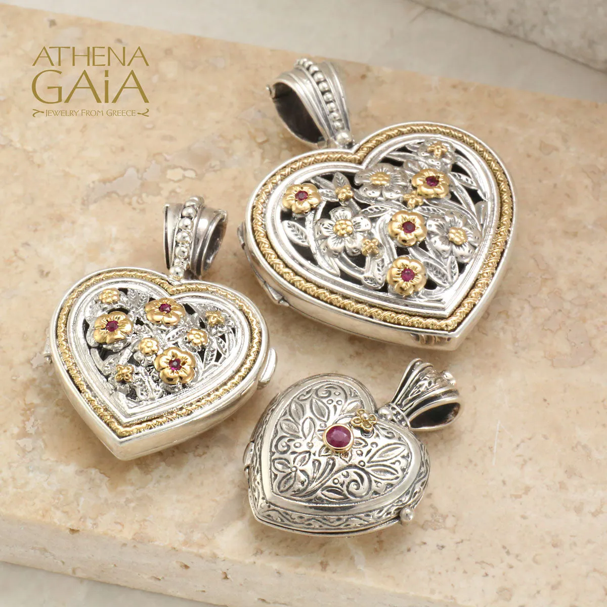 Meadow Shadows Heart Locket (Large)