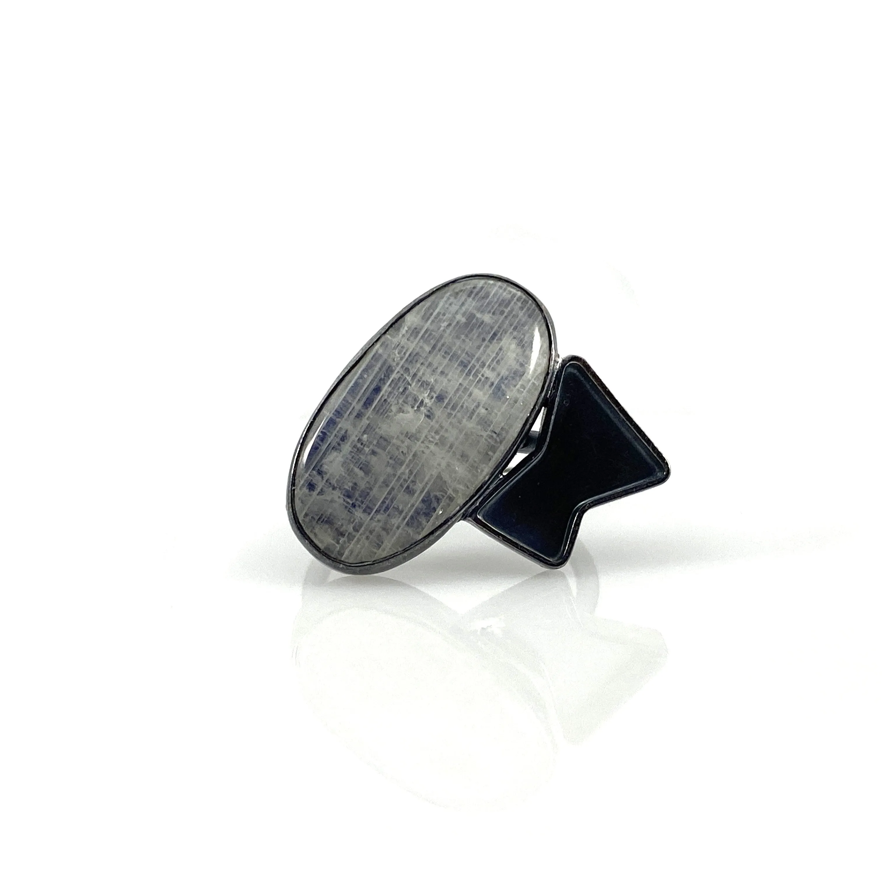 Moonstone Zag Ring