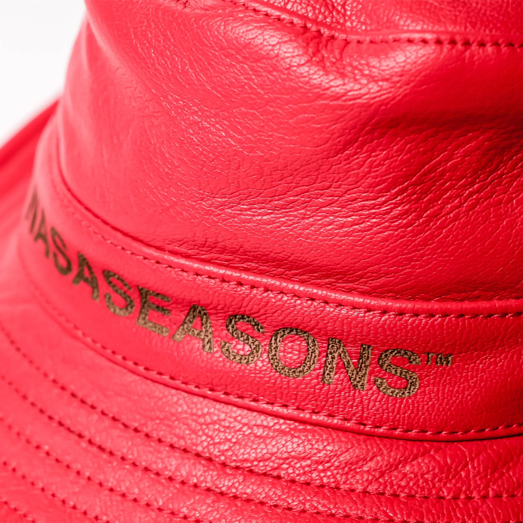 NASASEASONS Kid Leather Bucket - Red