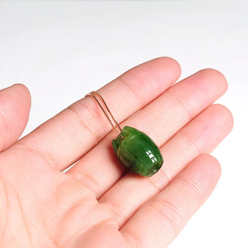 Natural Jade Pendant Nephrite Pendant PT169