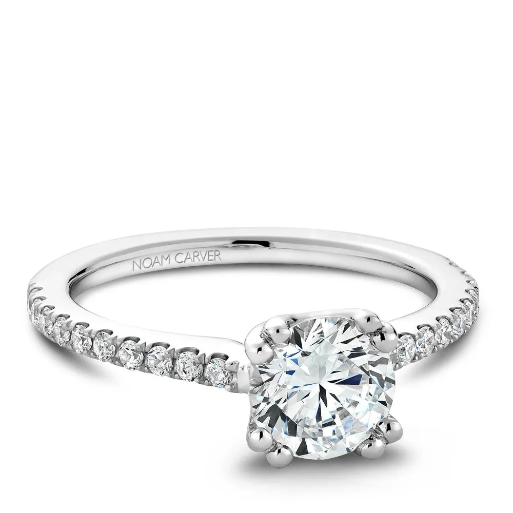 Noam Carver Engagement Ring - B001-01WS-100A