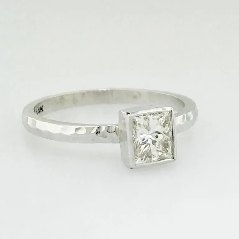 Princess Cut Diamond Handmade Ring