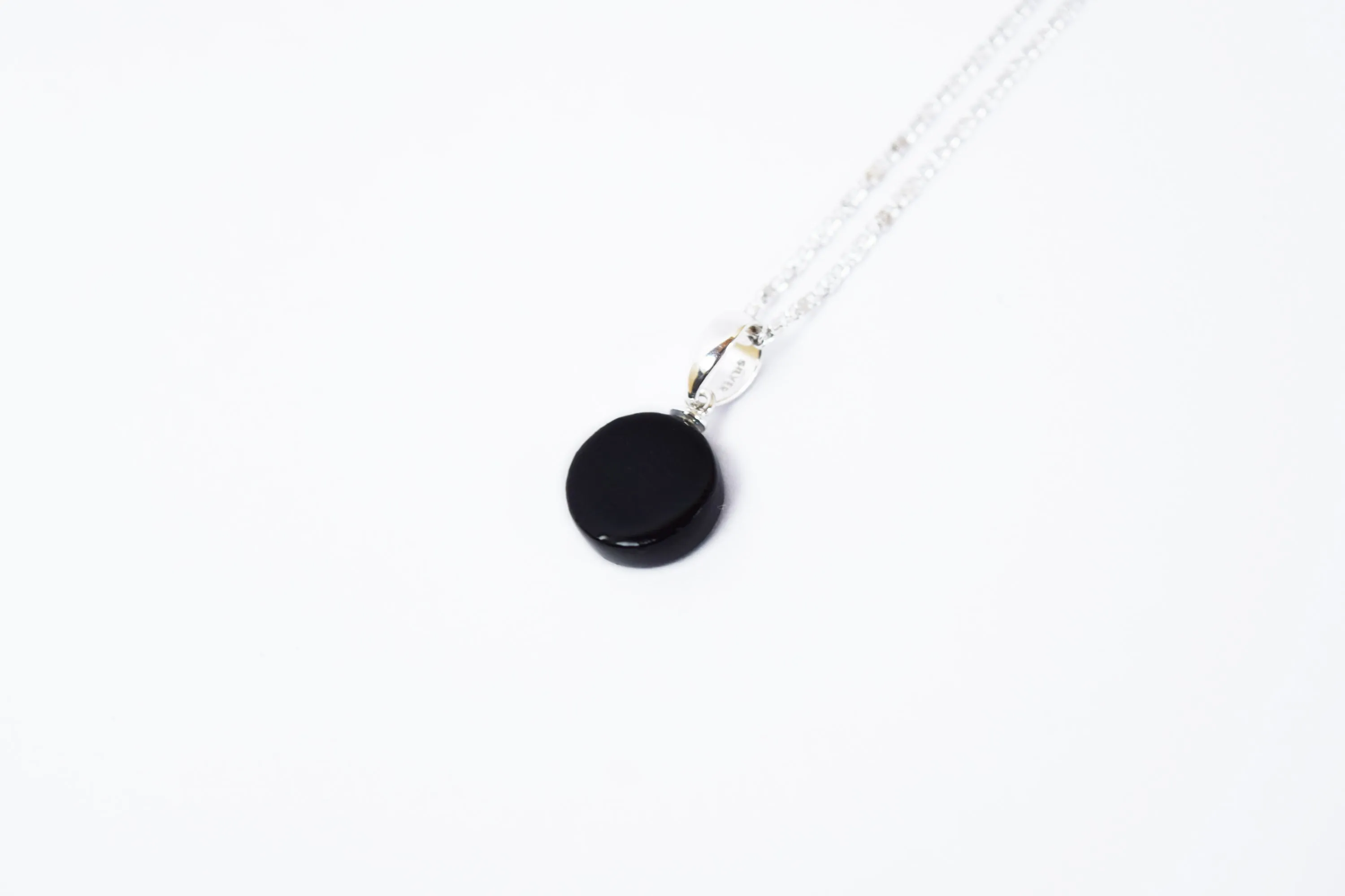 Raden Pendant Necklace - Cherry Blossom / Pink Color / Small Size-, Japanese Lacquer Jewelry, Kyoto Jewelry