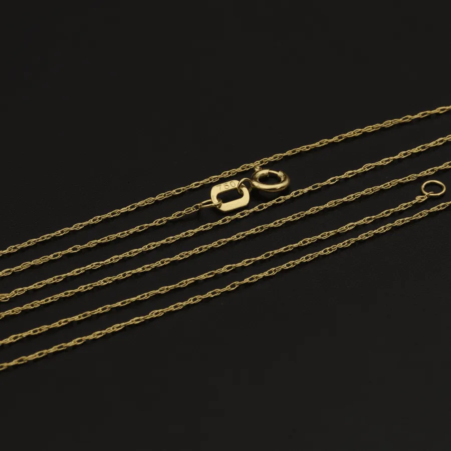 Real Gold 2C MH 2 Heart Necklace