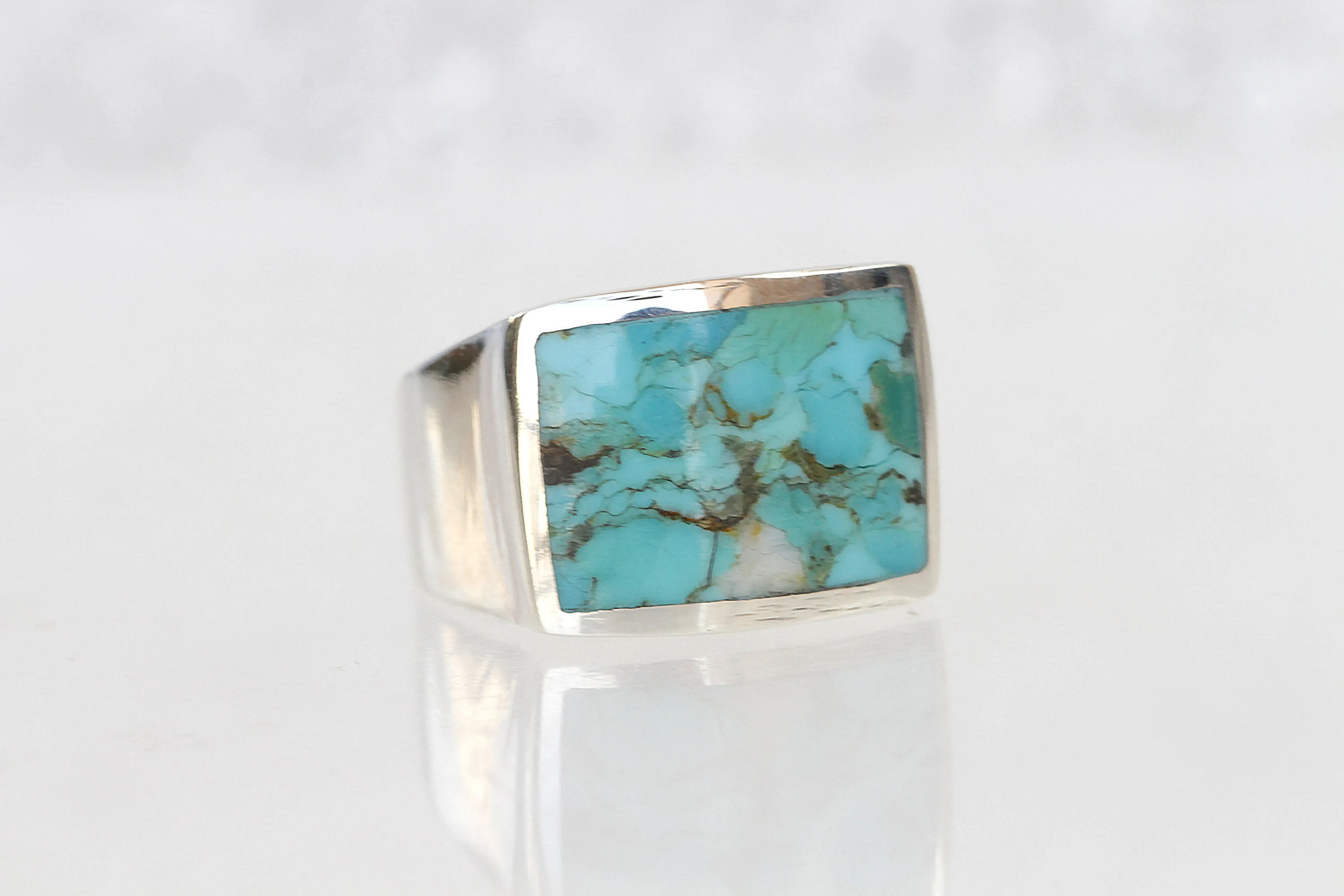 Turquoise Silver Ring,