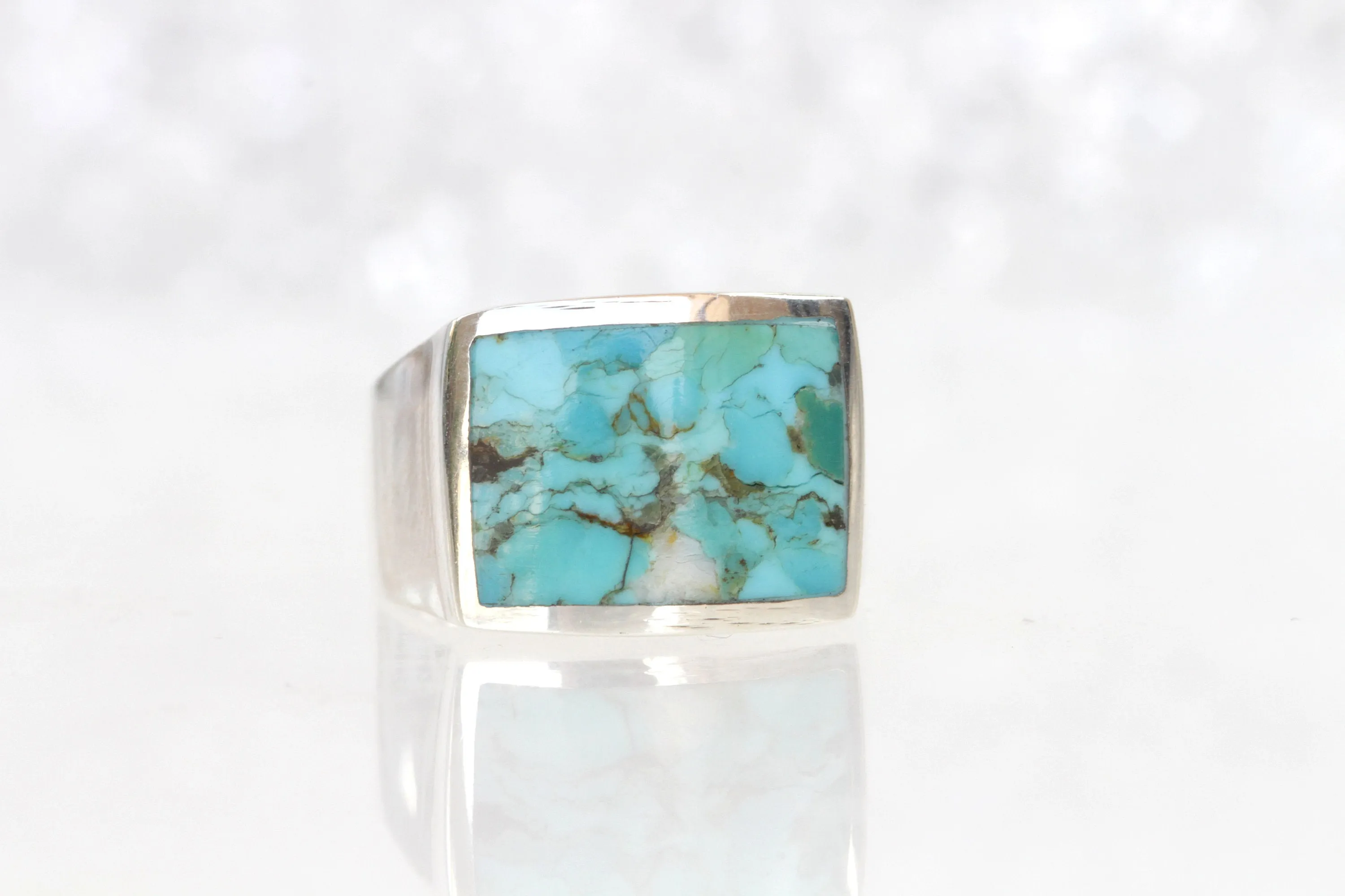 Turquoise Silver Ring,