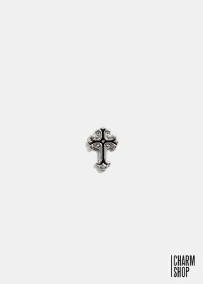 Vintage Silver Cross Locket Charm
