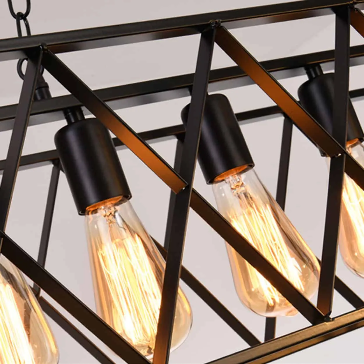 Xenophon Metalworks Long Case Industrial Hanging Lamp